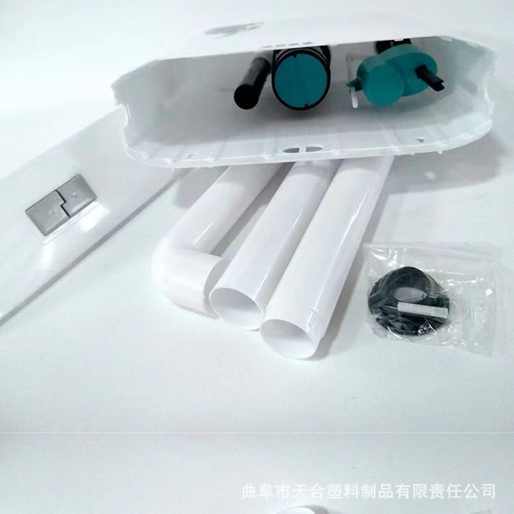 Double-press water tank accessories for squat toilet, large flushing force water storage bucket for bathroom toilet, pe thickened wall-mounted flushing bucket Specification drawing