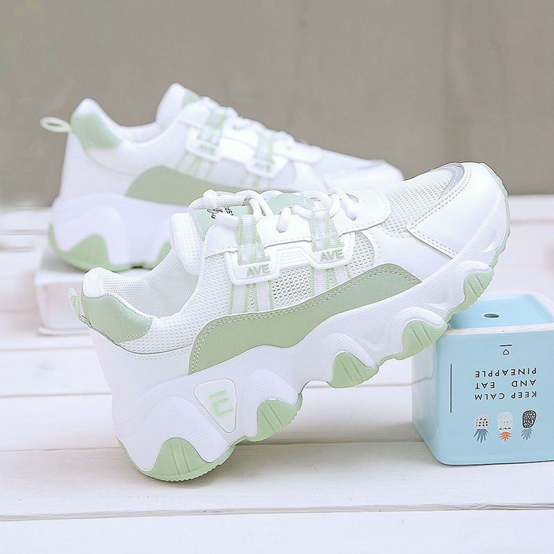 Breathable Dad Shoes - Green