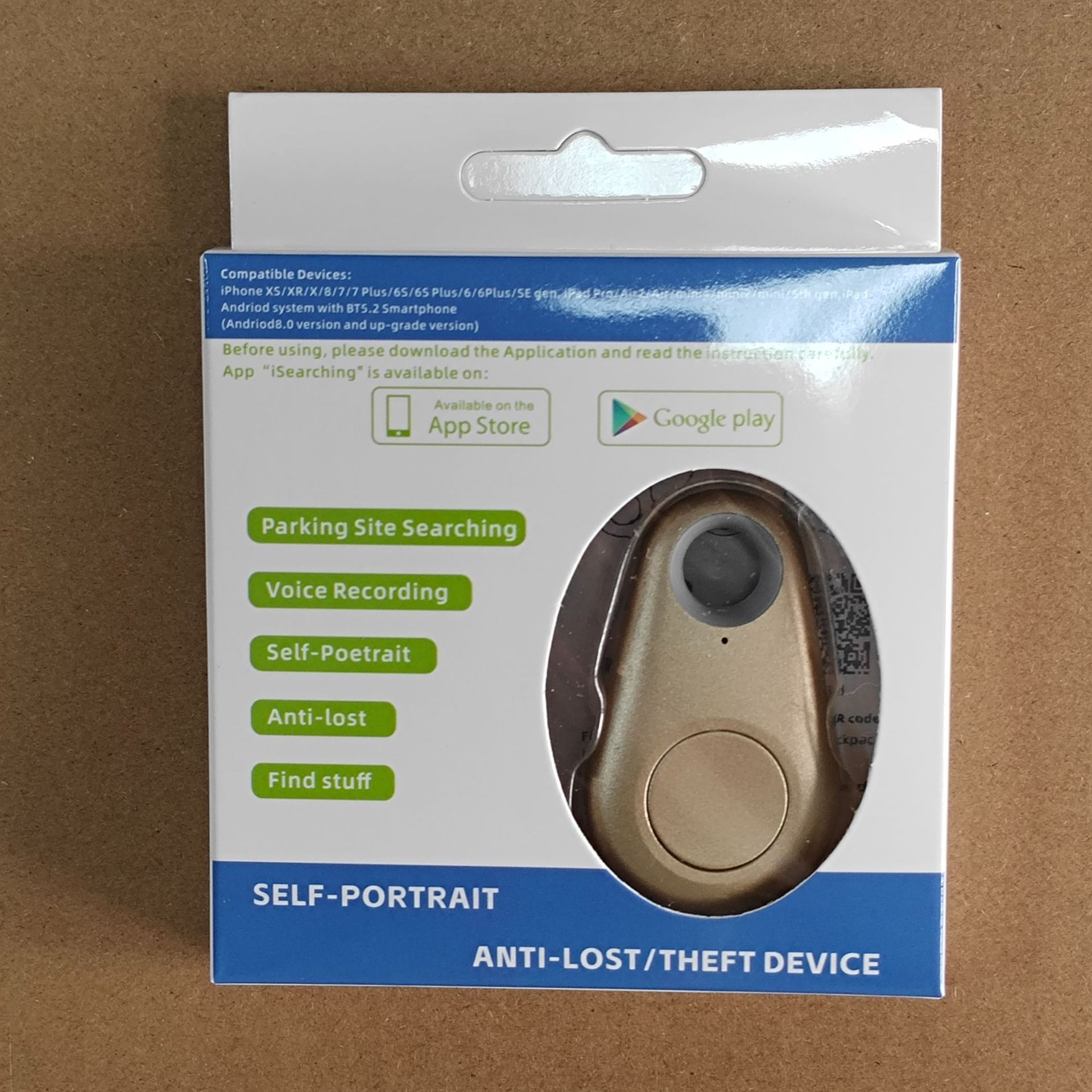 Localizador Bluetooth bidireccional con certificación internacional para llaves, billeteras, mascotas y objetos de valor, con recordatorio de gota de agua y función antipérdida, disponible en fábrica.