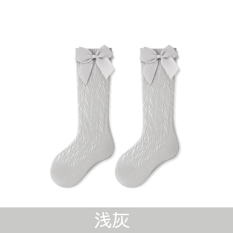 Nuevo anillo de verano arco calcetines de media pantorrilla calcetines para niños españoles calcetines de malla transpirable para bebés calcetines para bebés