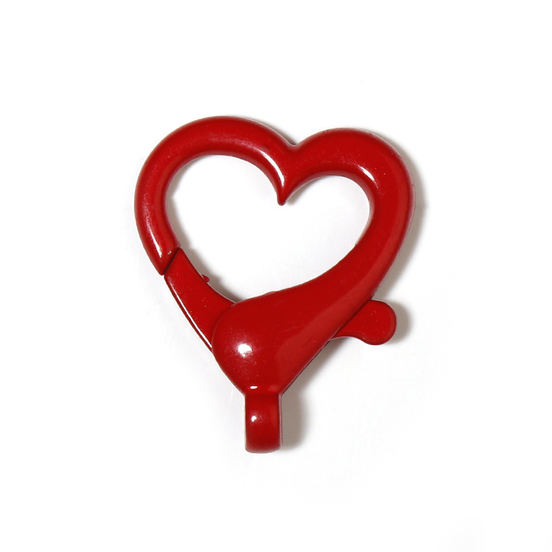 10 PCS/Package Alloy Heart Shape Lobster Clasp Simple Style display picture 25