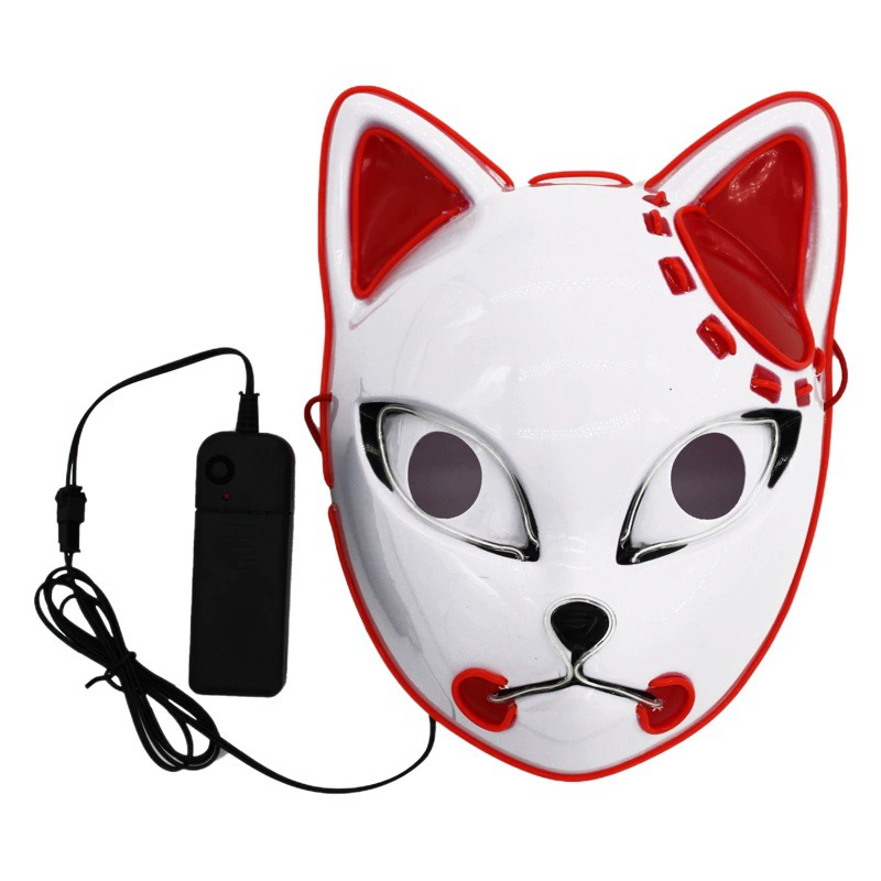 ELwire Ghost Blade Light Mask Легкая кошка маска для лица Маска на Хэллоуин EL световая маска