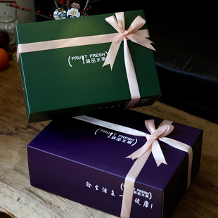 Premium Fruit Packaging Box Goddess Day Flower Mix and Match Gift Packaging Box Holiday Gift Apple Orange Empty Box
