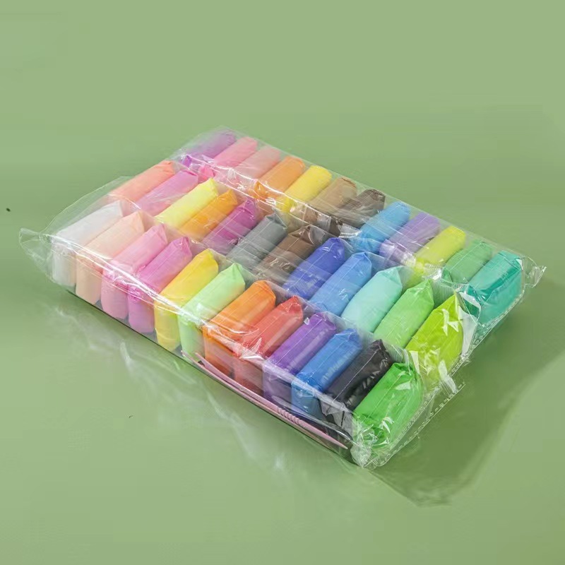 Arcilla súper ligera 36 color plastilina espacio de arcilla de color arcilla hecha a mano para niños y niñas DIY fábrica de juguetes al por mayor