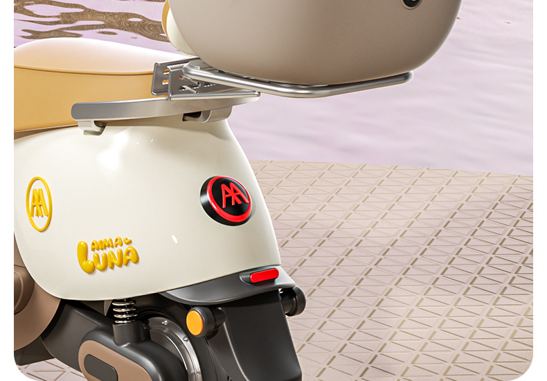Universal Electric Scooter Trunk Suitable for Aima, Yadea, and Tailg Scooters, with Backrest and Storage for Electric Bikes