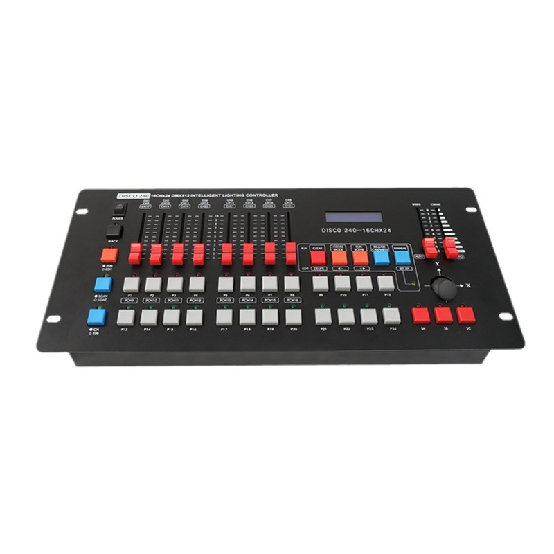 Wenjing iluminación de la etapa 240 consola wedding bar rendimiento iluminación mostrar dxm512 controlador PAR luz del haz de luz