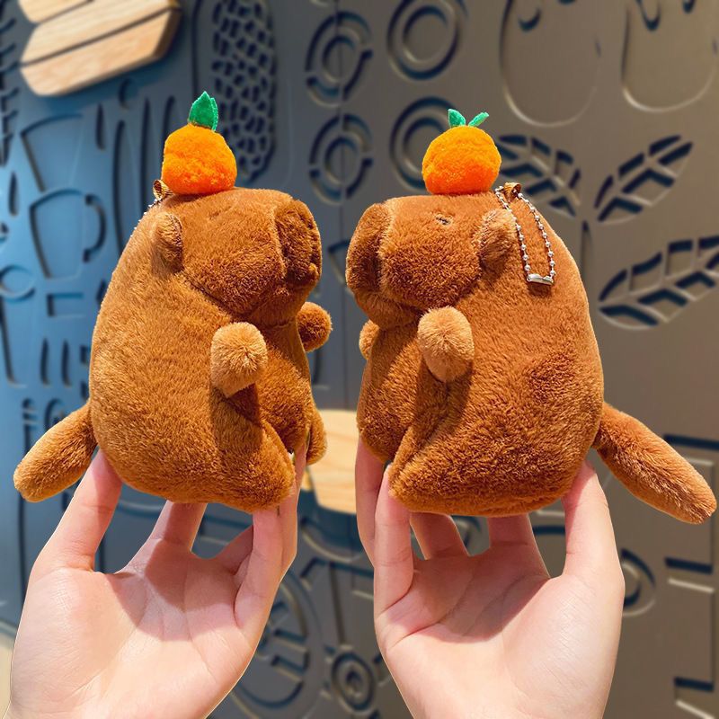 Creative plush cartoon keychain