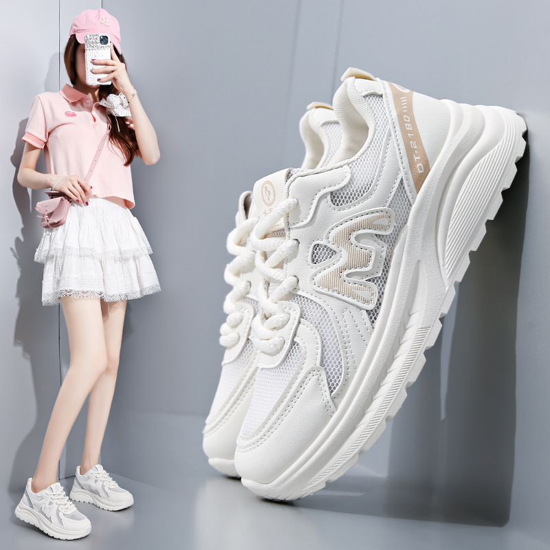 2025 verano Forrest Gump zapatos para mujer nuevos zapatos de suela gruesa zapatos deportivos transpirables zapatos para correr casuales ligeros zapatos de entrenamiento alemán