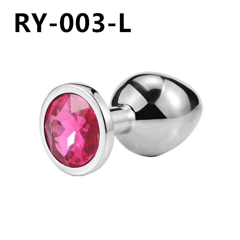 Volver corte metal anal plug adulto hombres y mujeres SM compartir masturbación clímax sexy anal plug adulto suministros pequeño mediano grande