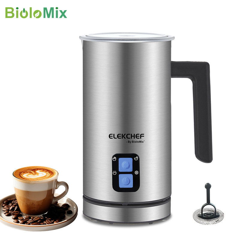 Milk Frother Stainless Steel Milk Foaming Machine Multifunctional Electric Milk Frother Coffee Machine Milk Latte Art Foaming Device