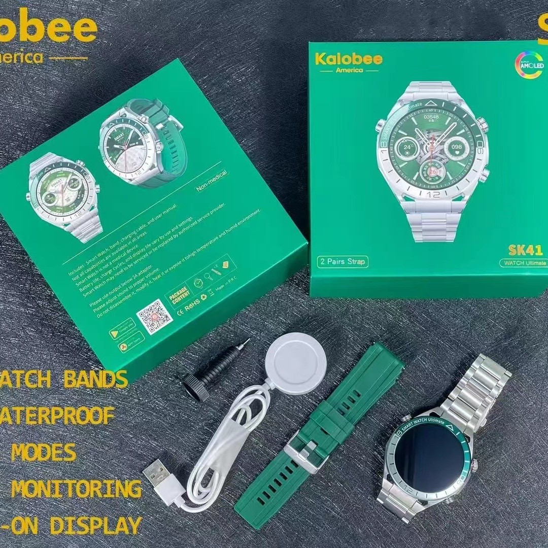 Cross-Border Popular Sk41 Smart Watch 1.52Inch Bluetooth Call Extraordinary Master + Message Push