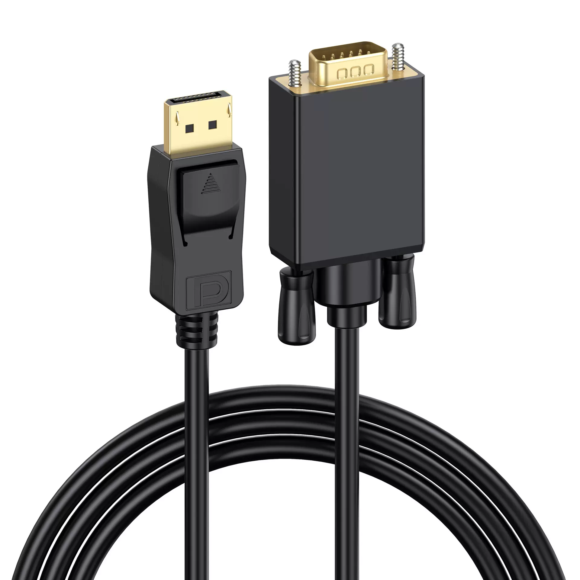 DP转VGA转接线转换器电脑笔记本显卡连接显示器电视高清连接线