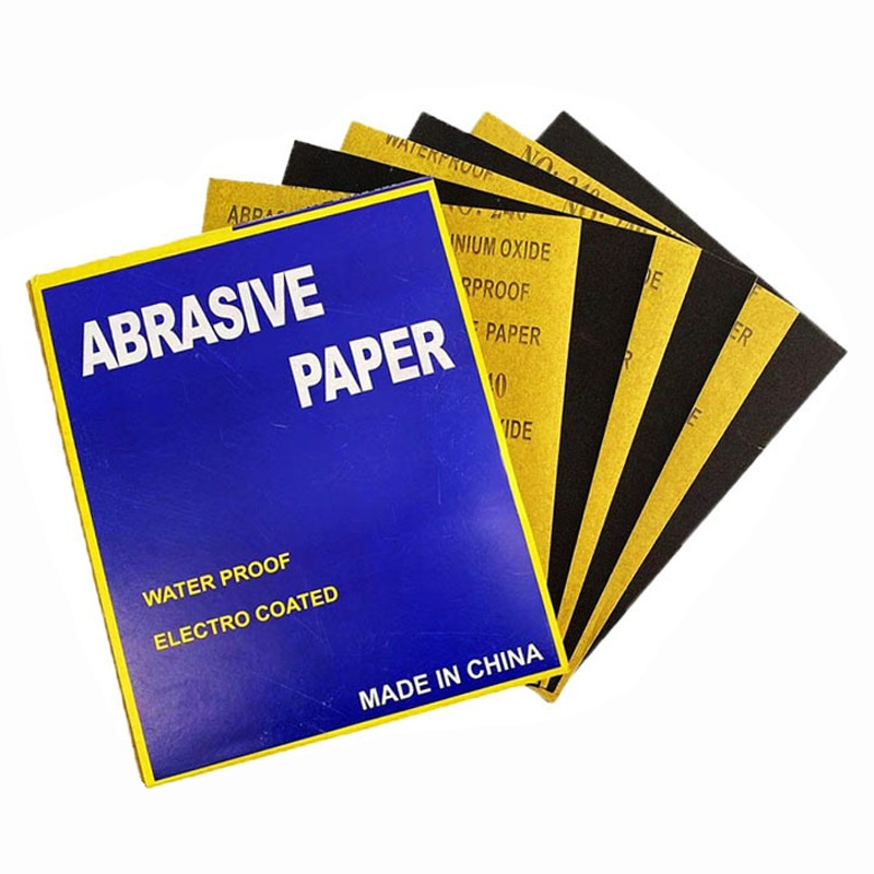 中性防耐水砂纸干湿两用黑色碳化硅方砂纸现批发1张（规格可选）