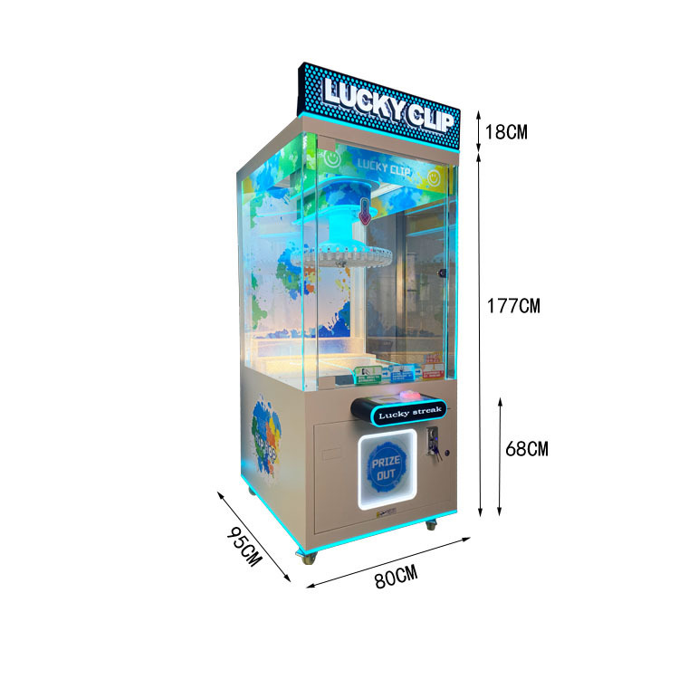 gran muñeca agarrar máquina comercial nueva muñeca transparente máquina de muñeca clip muñeca máquina de bocadillos