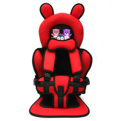 Other Automotive Interior Supplies: Portable Seat Cushion - red-and-black-cartoon-upgrade