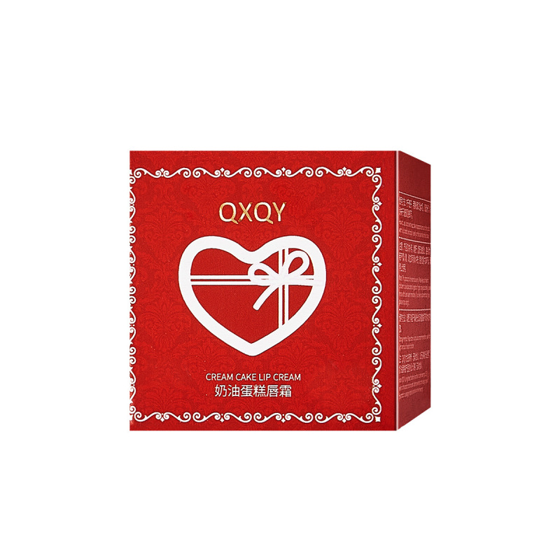 QXQY クリームケーキリップクリームベルベットマットマット繊細な着色リップ泥色褪せしにくい口紅リップグロス|undefined