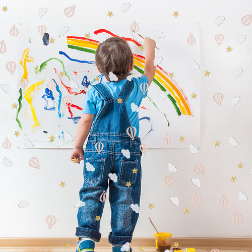 Baby Shower Star Cloud Confetti Cloud Paper Confetti Set for Baby's First Birthday Party Desk Confetti