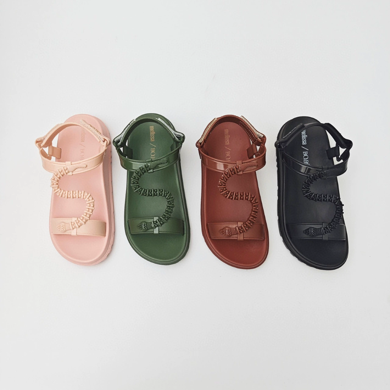 Сандалии на толстой подошве в римском стиле Zodiac Year of the Snake, прозрачные туфли Melissa, пляжные сандалии Melissa, женская ароматная обувь, женская обувь