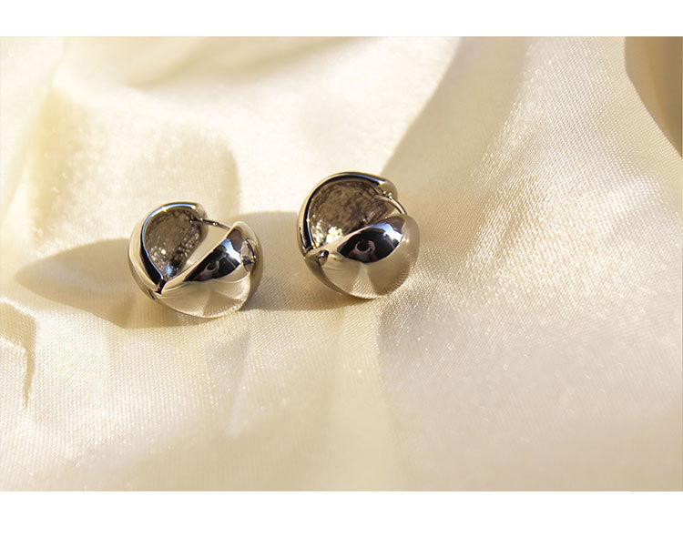 Fashion Geometric Copper Plating Ear Studs 1 Pair