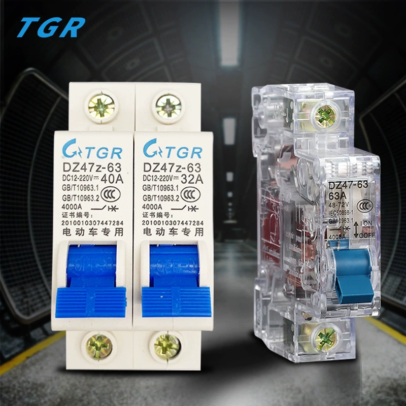 Воздушный выключатель электромобиля TGR 25A40A протектор от перегрузки короткого замыкания новый национальный стандарт автоматический выключатель электромобиля