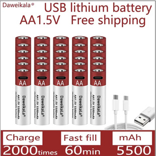 1.5V  AA/5̖ ��x��늳أ�USB���ٳ�늣��m�������[�R����I�P