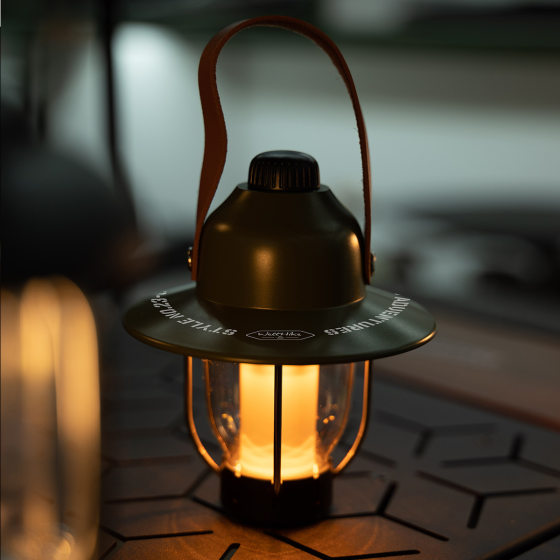 Cross-border new camping lights outdoor hazelnut hanging lights atmosphere lights LED waterproof retro long endurance camp lights
