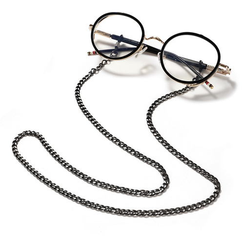 新款眼镜链眼镜绳链金属眼镜挂链挂绳挂脖防丢多用珠子链