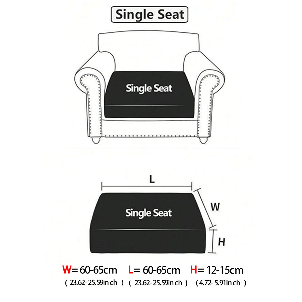 Cross-border New TPU Coated Waterproof Milky Silk Sofa Seat Cushion Cover Full Wrapping Elastic Outdoor Combination Sofa Cover Slipcover