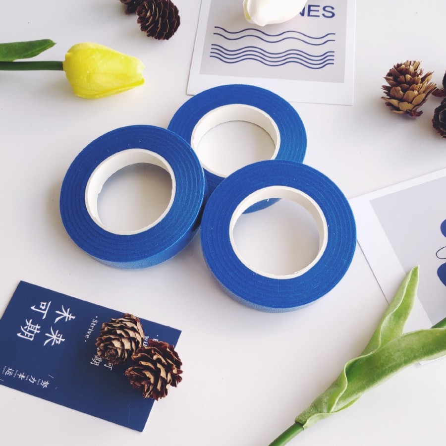 Ventas directas de fábrica cinta floral 27 m flor varilla cinta de papel crepé cinta de color al por mayor de producción de bricolaje