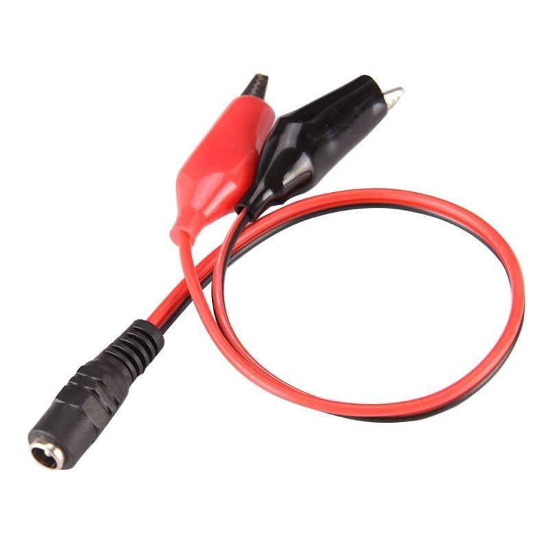 Battery clip clip battery alligator clip charger direct charging line round hole clip battery DC charging clip