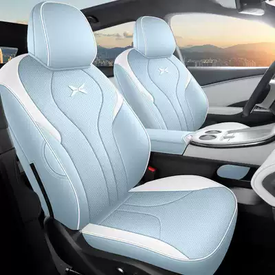 seat covers, full leather, extended | Modelə uyğun (Original) oturacaq örtükləri - sky-blue-standard-version-note-the-model-year-front-row-fully-covered-rear-row-partially-covered