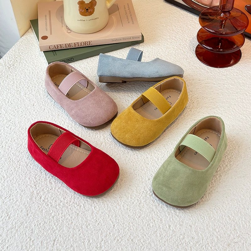 Девушки милые конфеты цвета летние одиночные туфли для детей 2025