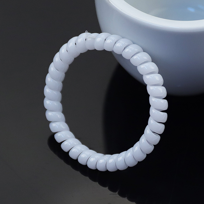 Línea telefónica simple banda para el cabello pulsera delgada cuerda para el cabello nueva cuerda para el cabello corbata Cola de Caballo banda de goma elástica Corea del Sur accesorios para el cabello