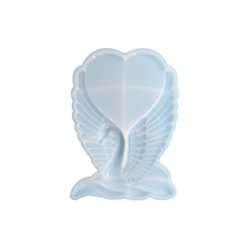 Proud diy glue mold swan love photo frame silicone mold retro European relief photo frame cross-border