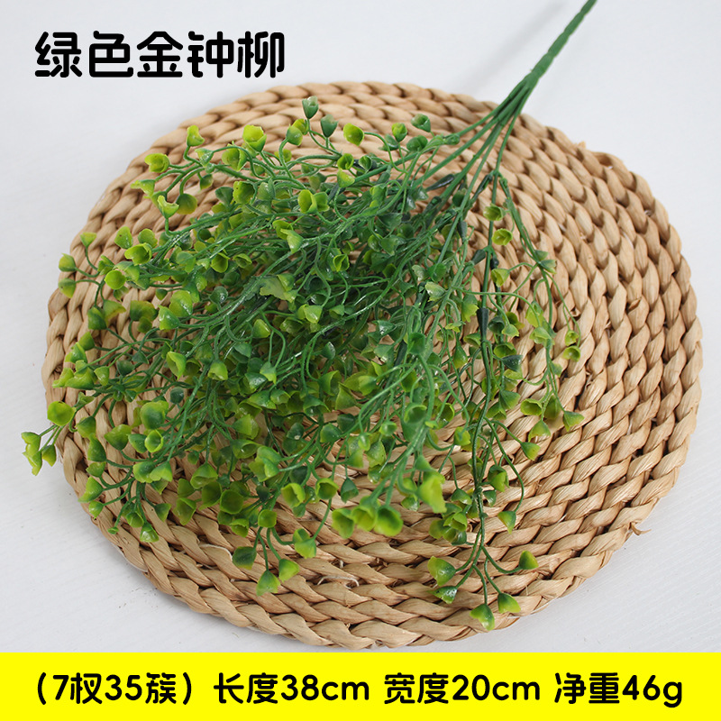 Manojo de sauce campana dorado verde