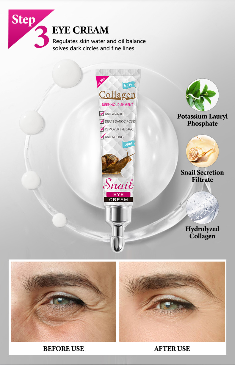 Snail Original PeiMei Liquid Skincare Lotion Set Full Box Skin Care Products_voghion.com