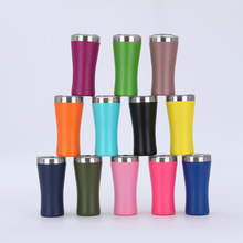 跨境新款6oz腰型小酒杯304不锈钢真空保温杯户外便携迷你汽车杯