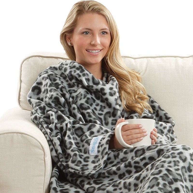 Плед для ТВ с рукавами, ленивый носимый плед Snuggie