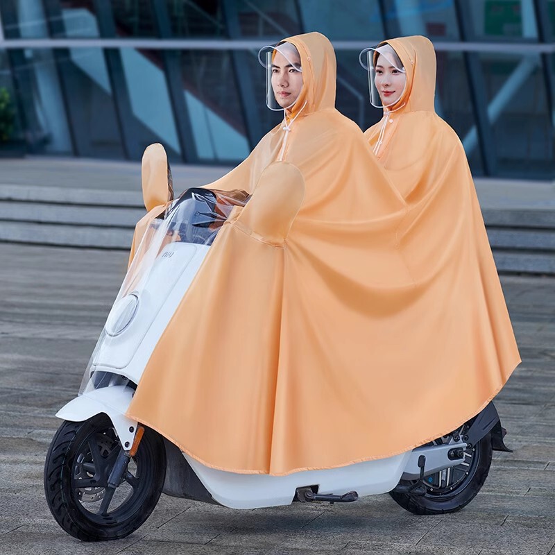 Electric car raincoat bicycle battery car poncho Double Summer small size small lightweight Yadi Crown light Electric car raincoat bicycle battery car poncho Double Summer small size small lightweight Yadi Crown light