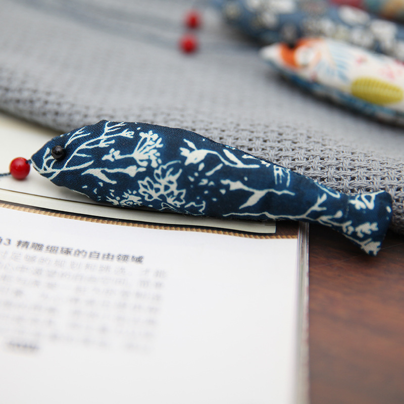 Patchwork estilo antiguo pescado coche colgante bolsa joyería suéter cadena bordado decorativo hecho a mano DIY llavero colgante