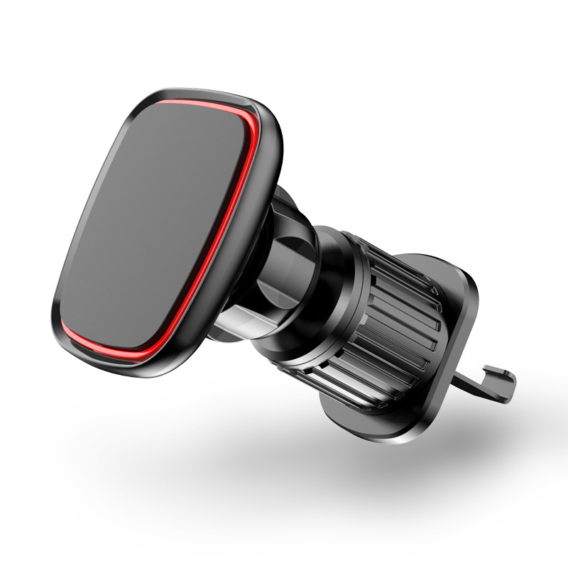 Salida de aire del coche soporte del teléfono móvil pegatina de succión magnética fuerte magnético de navegación del coche soporte fijo marco de metal universal gancho