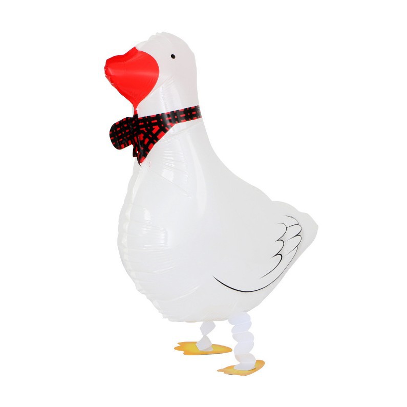 Transfronterizo mascotas caminando globo fiesta de cumpleaños arreglo de película de aluminio globo caminando globo de papel de aluminio