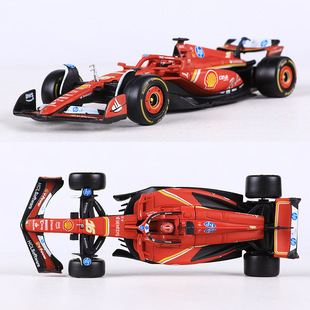 Bimei 1:43 2024 Ferrari sf24 Formula 1 Racing Alloy Car Model Leclerc Sainz