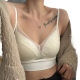 Demi Rui hanger new thread lace seamless strapless underwear women's fixed cup thin all-match beauty