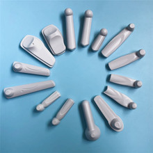 服装超市防盗扣灰色小榔头58K电子标签声磁eas防偷挂钩纽扣