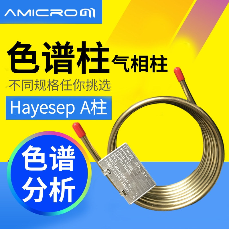 Hayesep A气相色谱柱不锈钢填充柱色谱分析柱气体分离柱国产GC柱