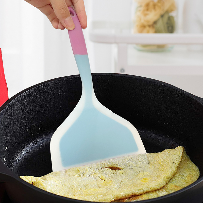 Bi -color silicon jeuefish shovel semi -transparent silicone shovel…