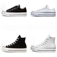 莆田美奇匡威All Star Lift经典厚底增高帆布鞋男女高帮松糕板鞋