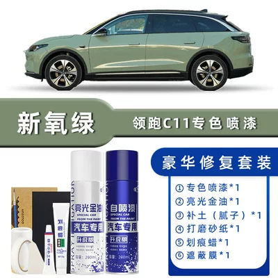 Silver, and Sky Gray White | Avtomobil boya qələmləri - color-classification-new-oxygen-green-luxury-repair-free-soil-scratch-wax-masking-film-tools