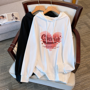 200/350 plus fat plus size 300 loose slimming new chest circumference 150/170 pullover sweater 6679